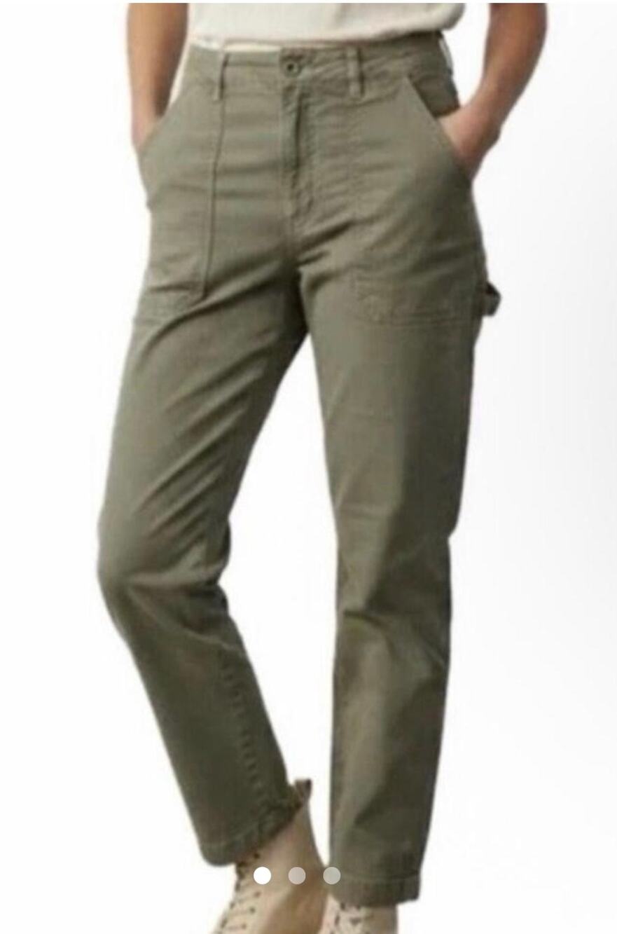 Marine Layer Maya Slim Straight Utility Pant Womens Size 2